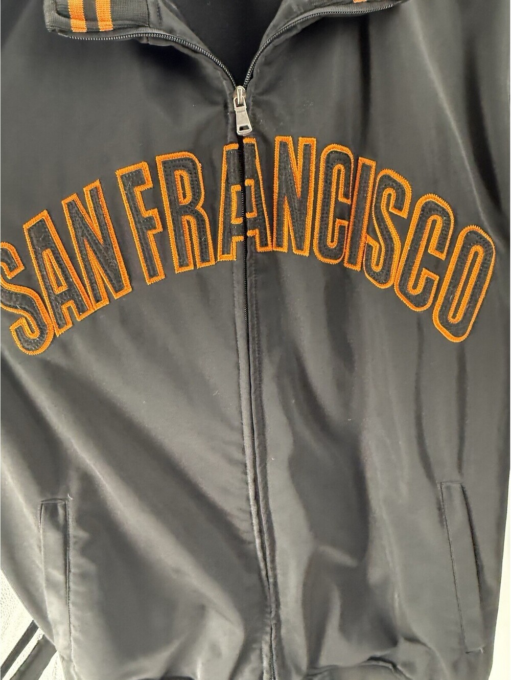Original Deluxe Men's Full Zip Track Jacket 2XL San Francisco Embroidered - Picture 2 of 6